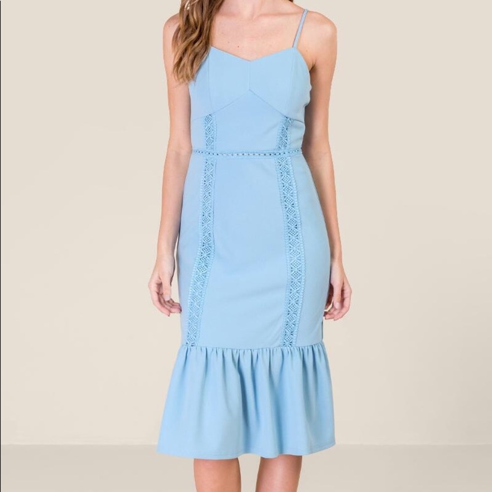 ❤️NWT light blue midi dress